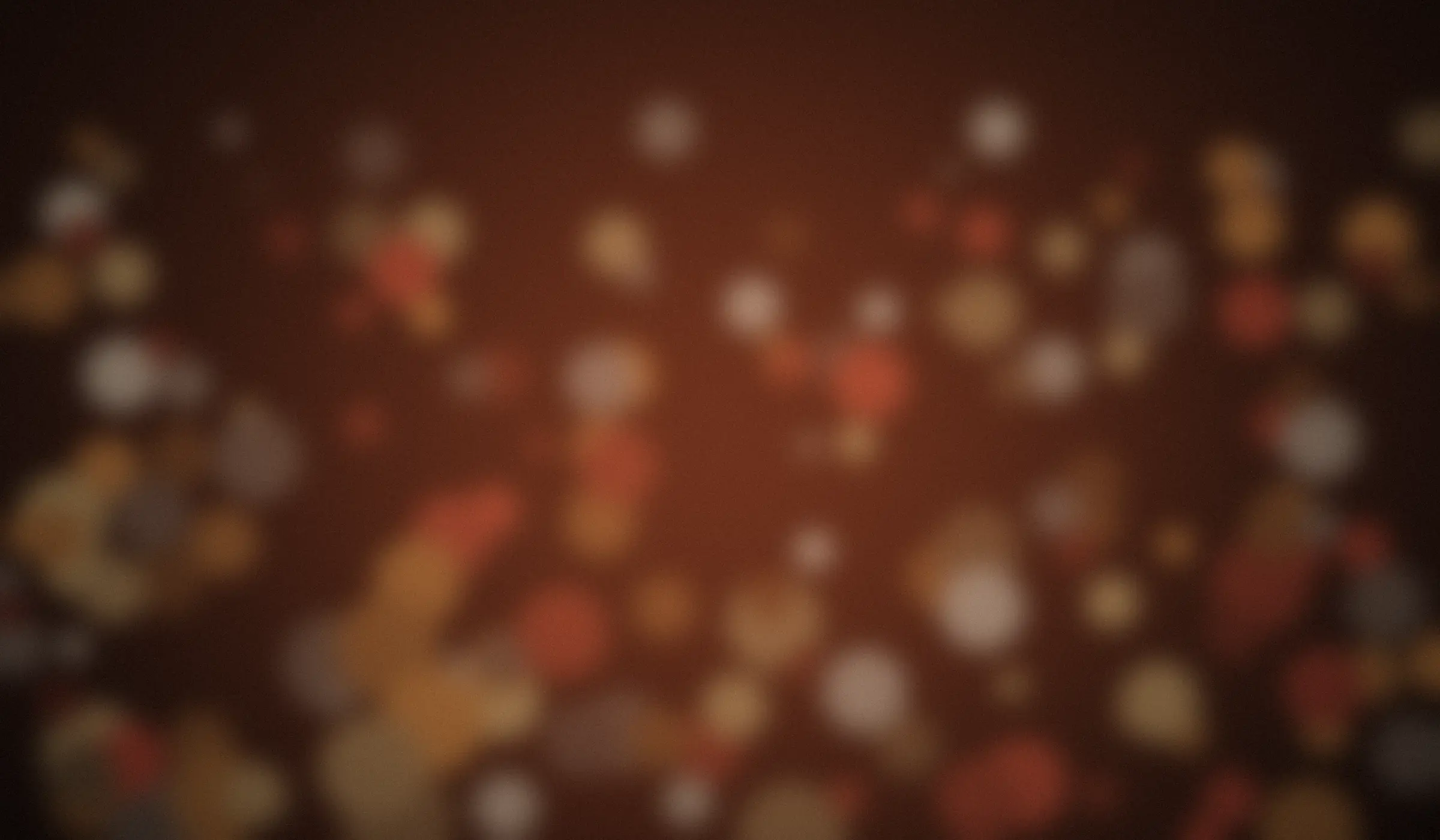 Warm, defocused lights of a night market